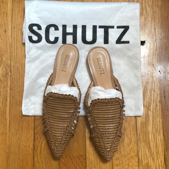 schutz marli point toe mules